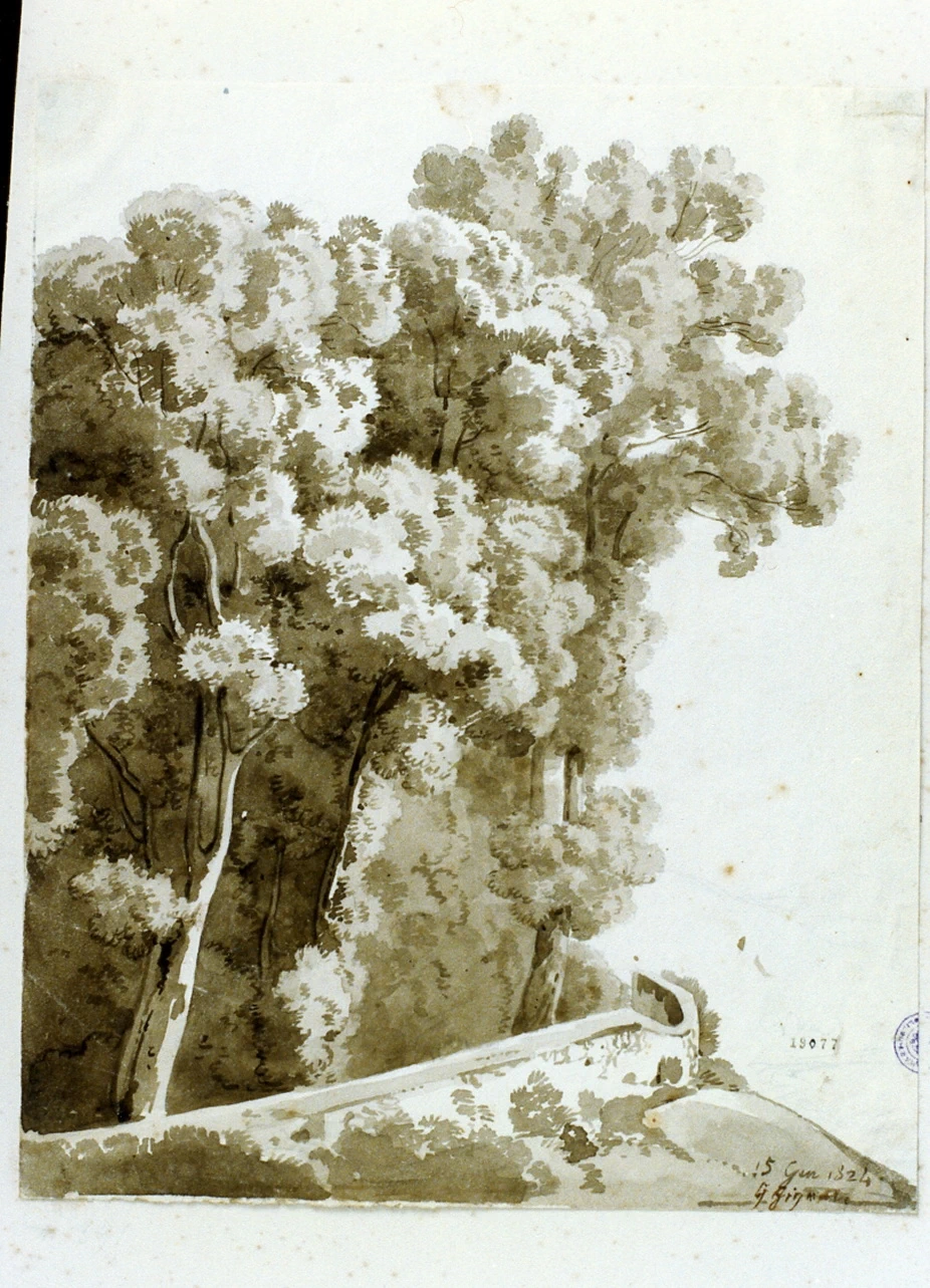Paesaggio con alberi - Museo Nazionale di san Martino, Napoli